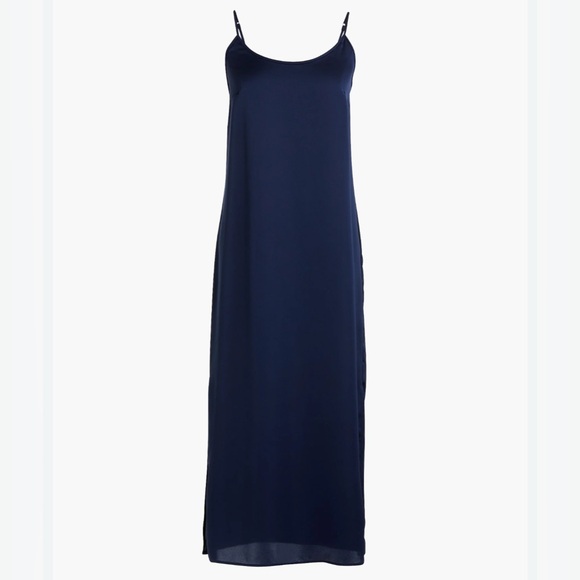 J. Crew Dresses & Skirts - J.Crew Navy Blue Mid-length slip dress